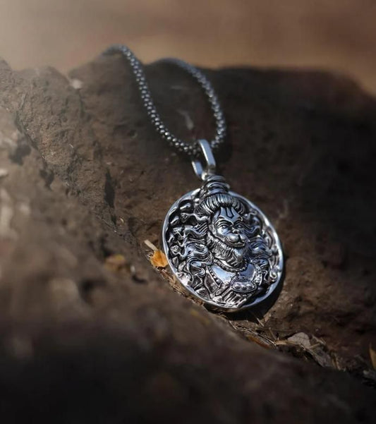 Hanuman ji Pendant with Silver Chain | Offer Ending Today